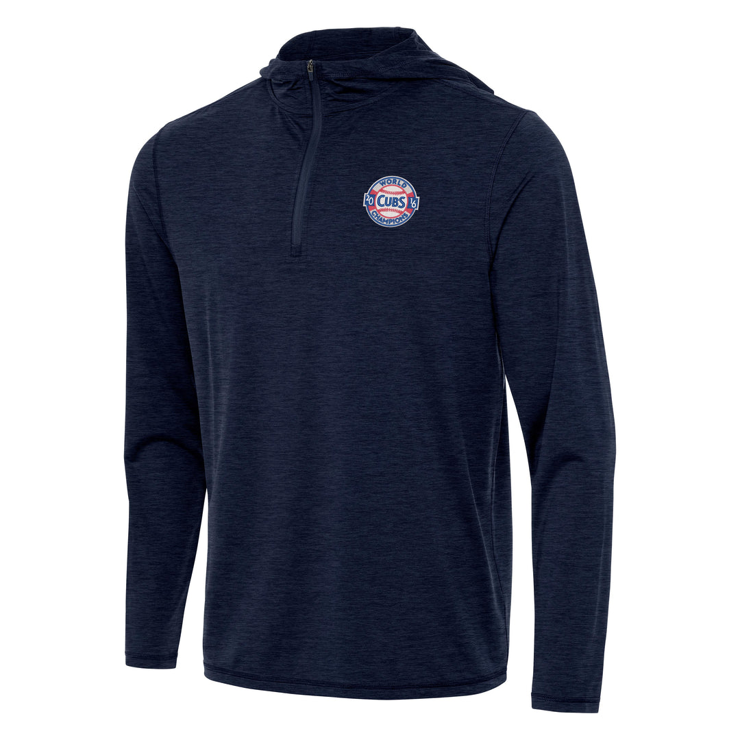 Chicago Cubs 2016 World Series Champions Tidy Zip Hoodie Navy Hoodies THE ANTIGUA GROUP