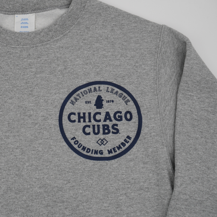 Chicago Cubs 150th Anniversary Founding Member Crewneck Sweatshirt by New Era New Era