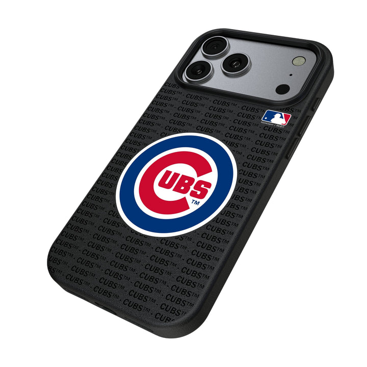 Chicago Cubs Text Backdrop MagSafe Compatible Phone Case for Apple iPhone 17 Series Phone Cases Keyscaper
