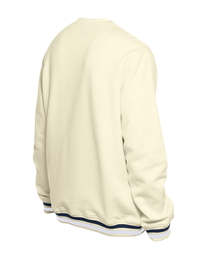 Chicago Cubs 1914 Throwback Crewneck Cream by New Era Sweatshirts & Hoodies NEW ERA CAP COMPANY INC