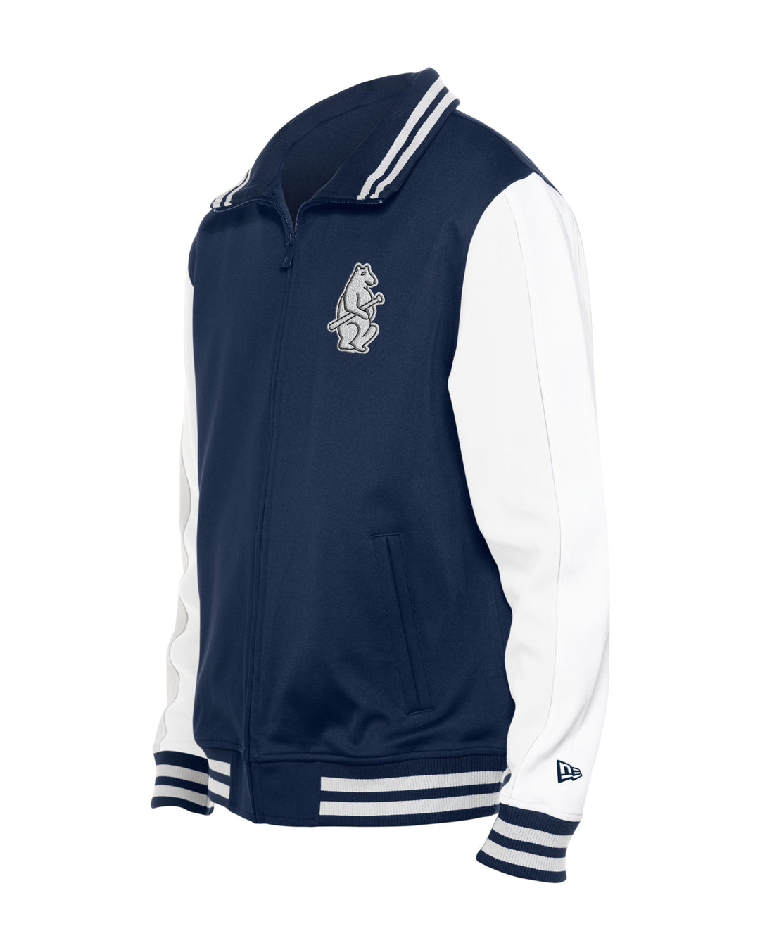 Chicago Cubs 1914 Logo Unisex Varsity Jacket by New Era Jackets & Outerwear NEW ERA CAP COMPANY INC