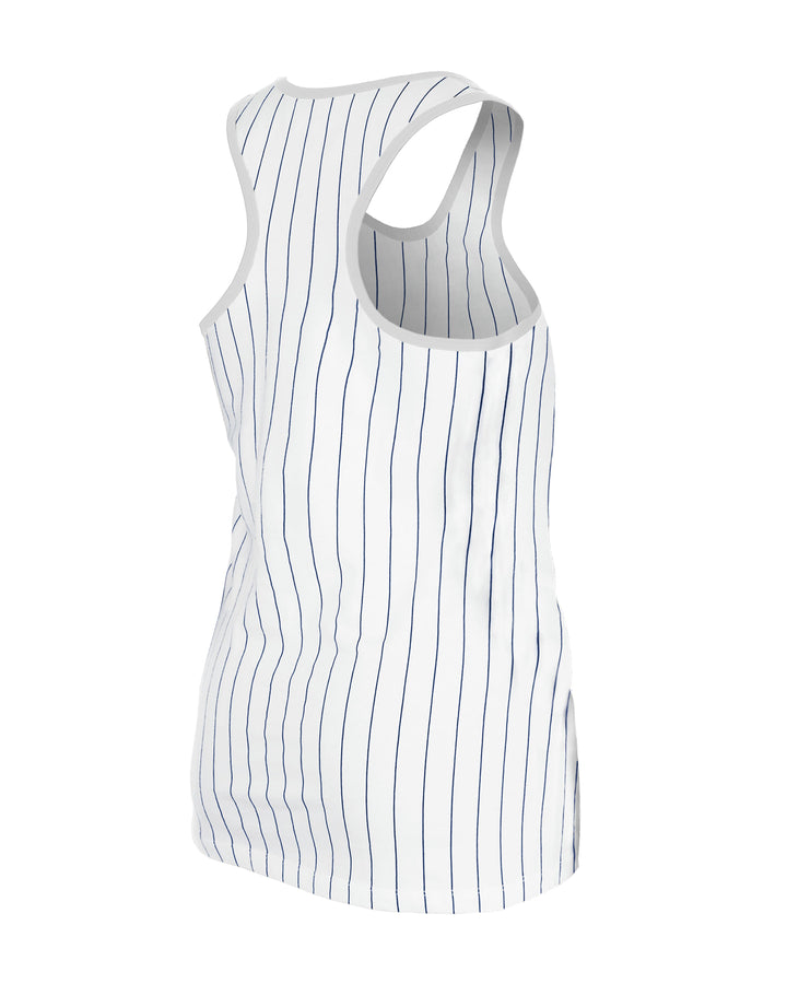 Chicago Cubs 1914 Gameday Tank Pinstripe White by New Era Women&