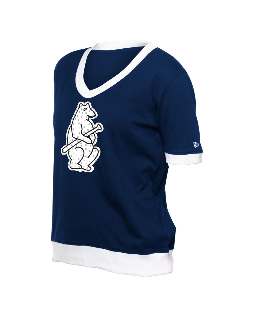 Chicago Cubs 1914 Gameday Women's Navy Short Sleeve top by New Era Short Sleeve Tees NEW ERA CAP COMPANY