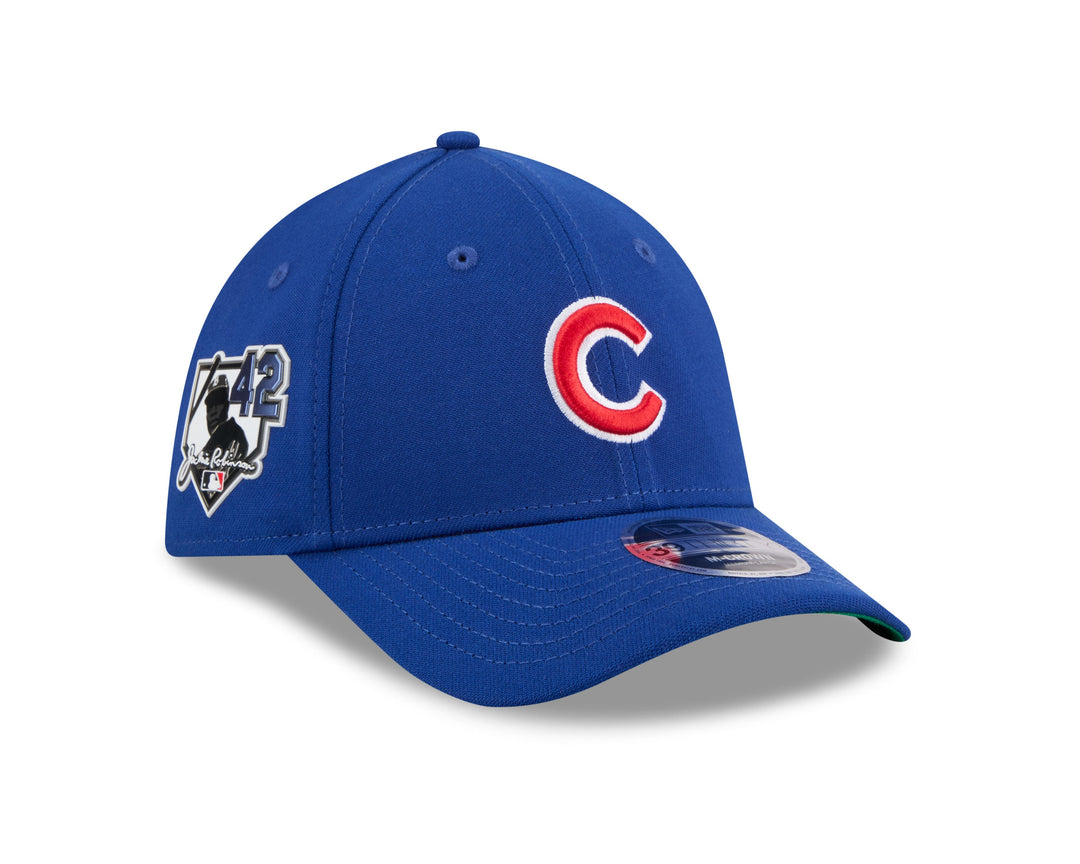 Chicago Cubs Jackie Robinson Day 2026 39THIRTY Stretch Fit Cap Royal by New Era Caps New Era