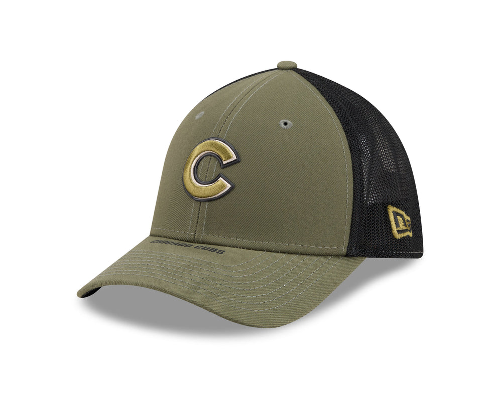 Chicago Cubs 2026 Armed Forces Day 39THIRTY Stretch Fit Cap by New Era Caps New Era