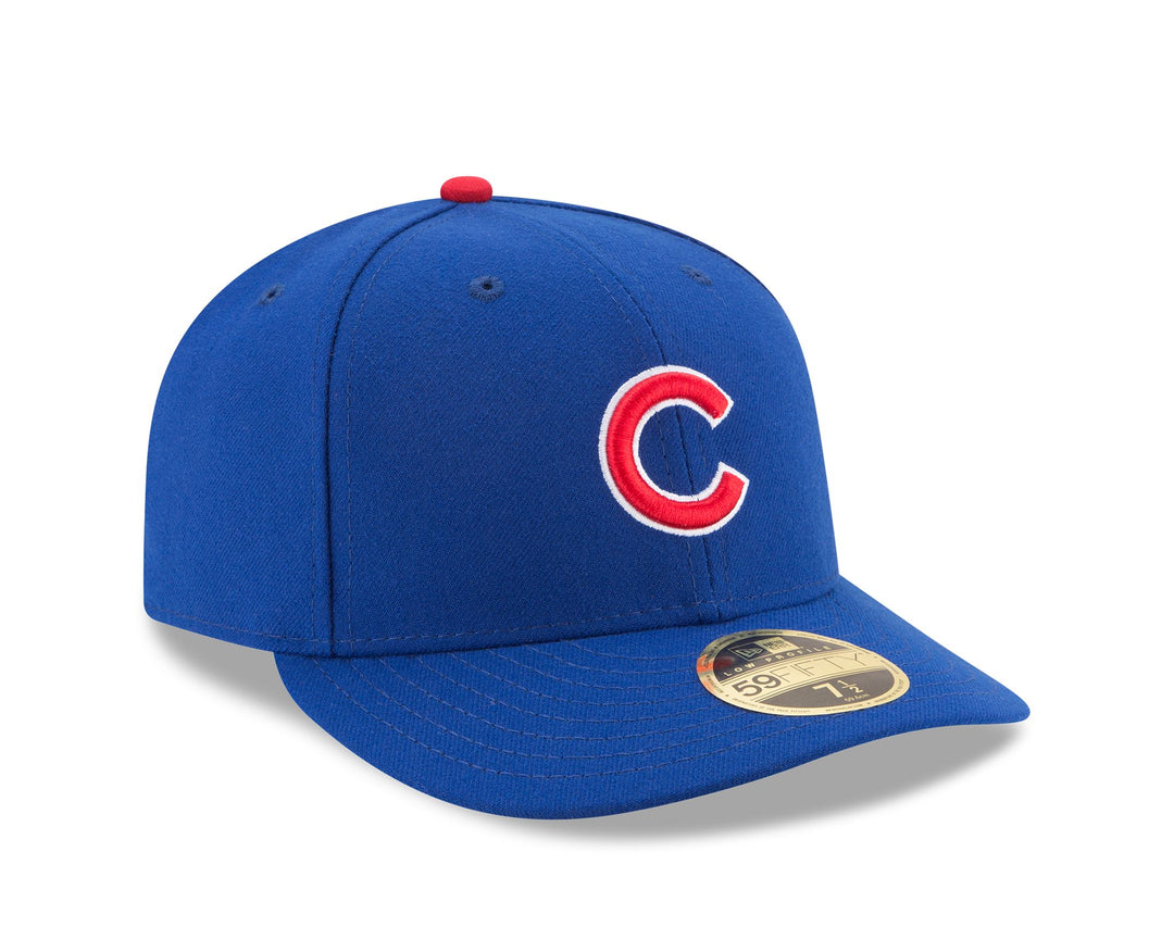Chicago Cubs Home Authentic Fit Low Profile 59FIFTY Fitted Cap Blue by New Era Caps New Era