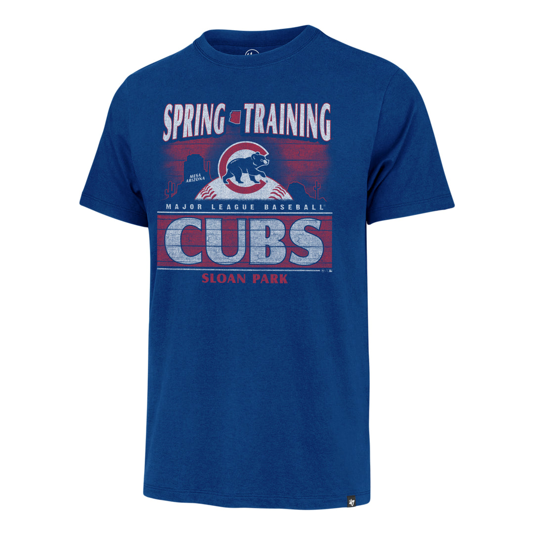 Chicago Cubs Sloan Park Franklin Royal Men's Short Sleeve Tee by '47 Brand Tees '47 Brand