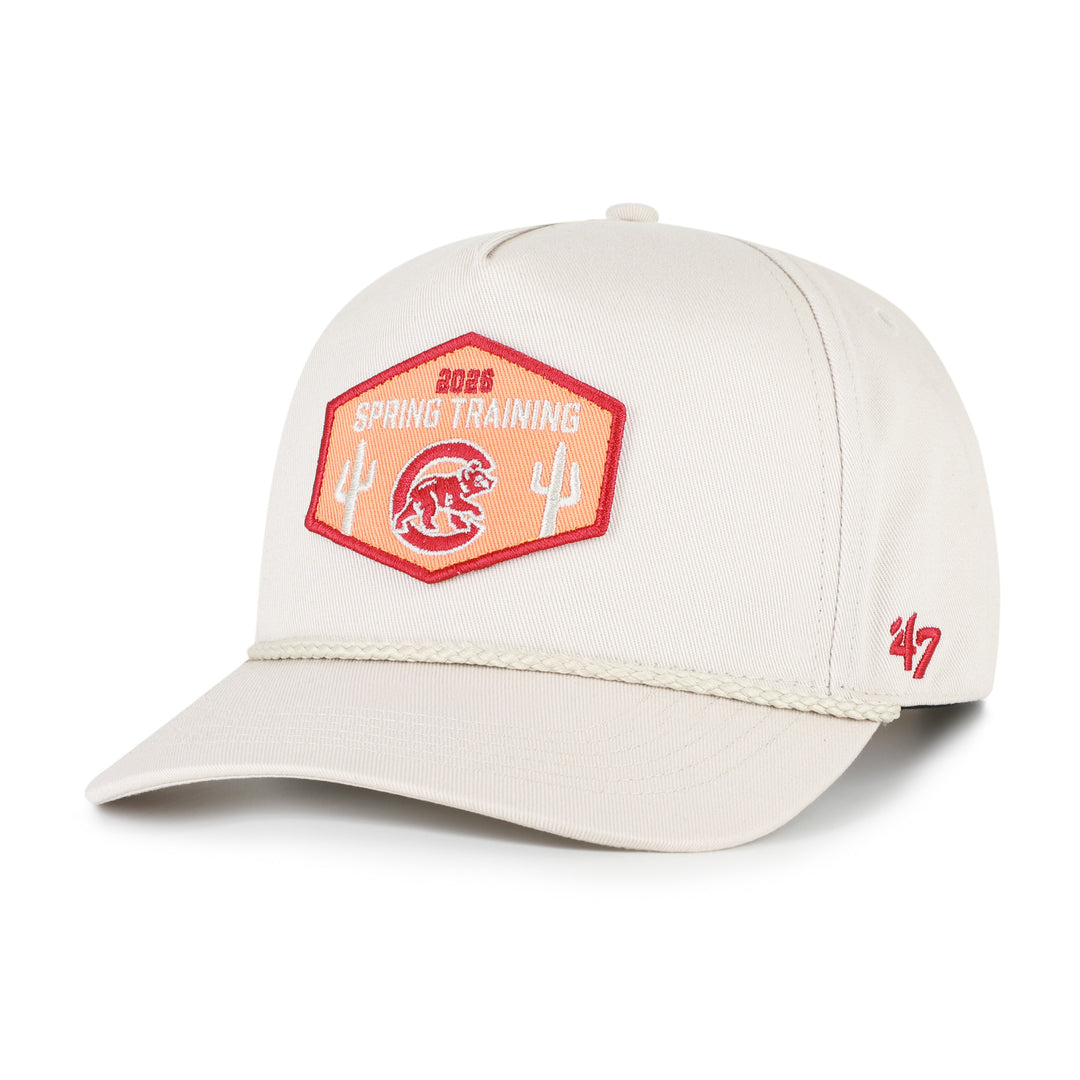 Chicago Cubs 2026 Spring Training Walking Bear Hex Patch Bone Hitch Cap by '47 Brand Caps TWINS ENTERPRISE INC