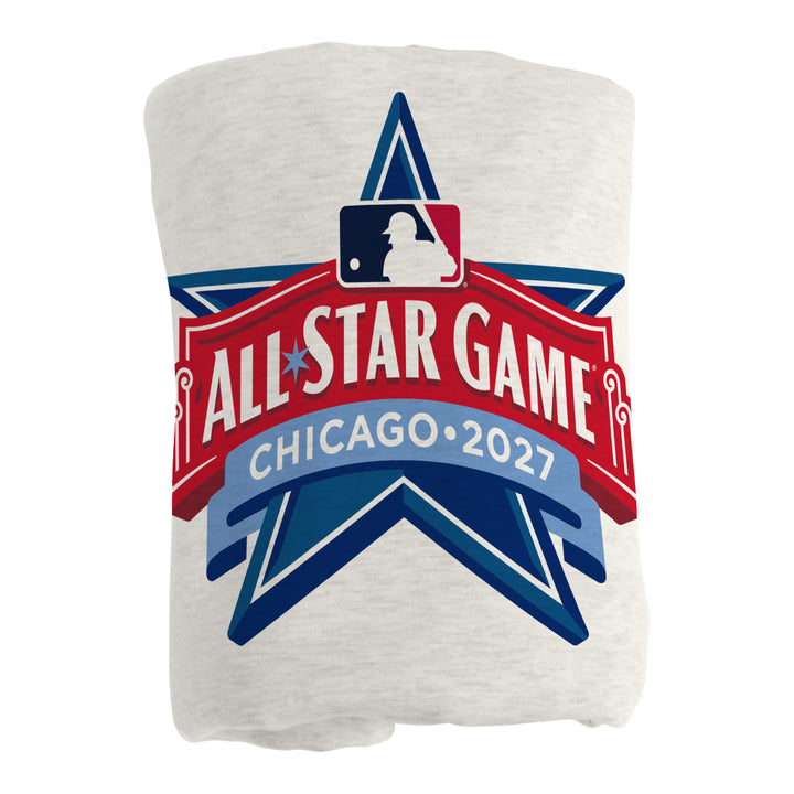 Chicago Cubs 2027 All-Star Game Fleece Throw Blanket Blanket LOGO BRANDS