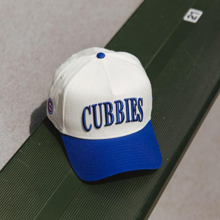Chicago Cubs X Alice &amp; Wonder Cubbies Two Tone Puff Cap Caps NEW ERA CAP COMPANY