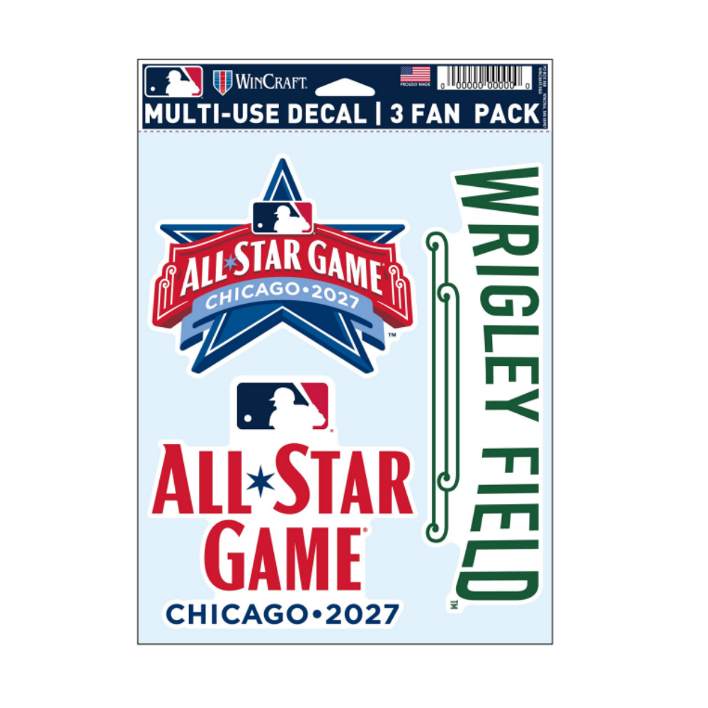 Chicago Cubs 2027 All-Star Game Set WF Decal Decal WINCRAFT INCORPORATED