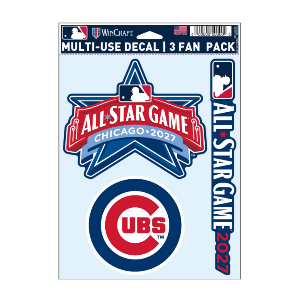 Chicago Cubs 2027 All-Star Game Set Cubs Decal Decal WINCRAFT INCORPORATED