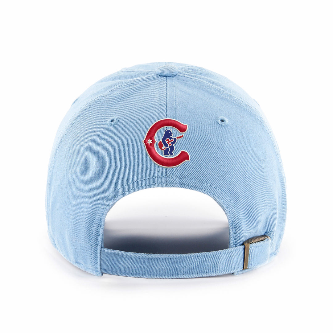 Chicago Cubs Blues Alt Script Back Light Blue Hit Clean Up Cap by '47 Brand '47 Brand