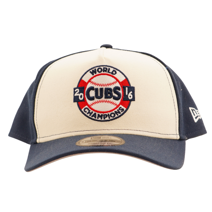 Chicago Cubs 2016 World Series 10th Anniversary Chrome 9FORTY A-Frame Cap by New Era Caps NEW ERA CAP COMPANY
