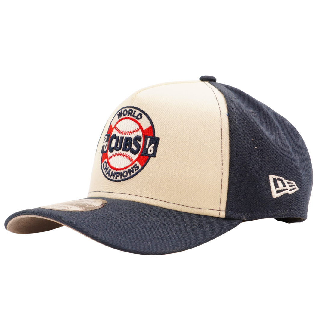 Chicago Cubs 2016 World Series 10th Anniversary Chrome 9FORTY A-Frame Cap by New Era Caps NEW ERA CAP COMPANY