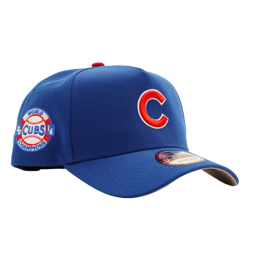 Chicago Cubs 2016 World Series 10th Anniversary Patch 9FORTY A-Frame Cap by New Era Caps NEW ERA CAP COMPANY