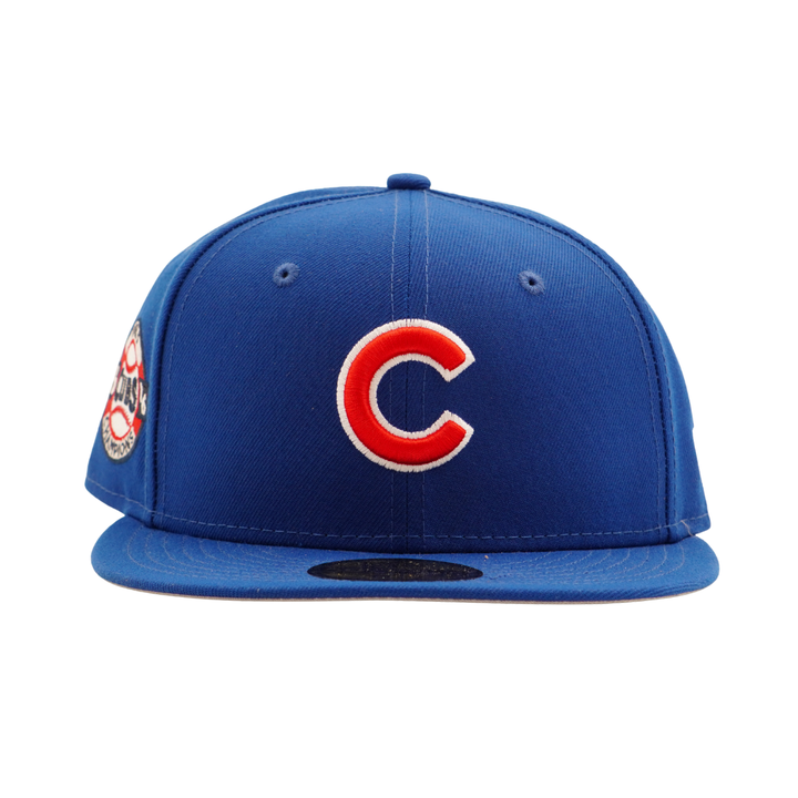 Chicago Cubs 2016 World Series 10th Anniversary Patch 59FIFTY Fitted Cap by New Era Caps NEW ERA CAP COMPANY