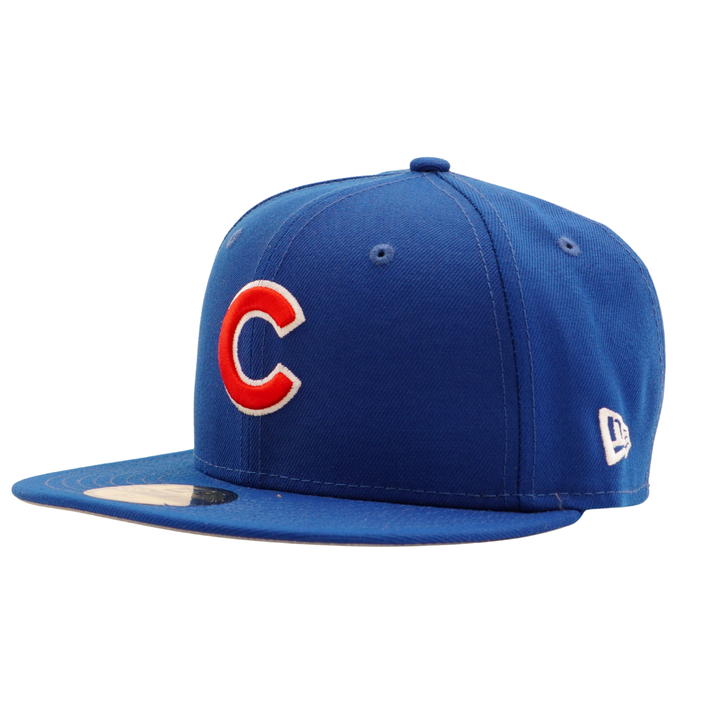 Chicago Cubs 2016 World Series 10th Anniversary Patch 59FIFTY Fitted Cap by New Era Caps NEW ERA CAP COMPANY