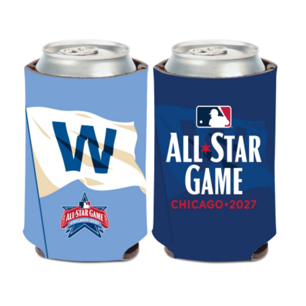 Chicago Cubs 2027 All-Star Game W Flag Koozie Koozie WINCRAFT INCORPORATED