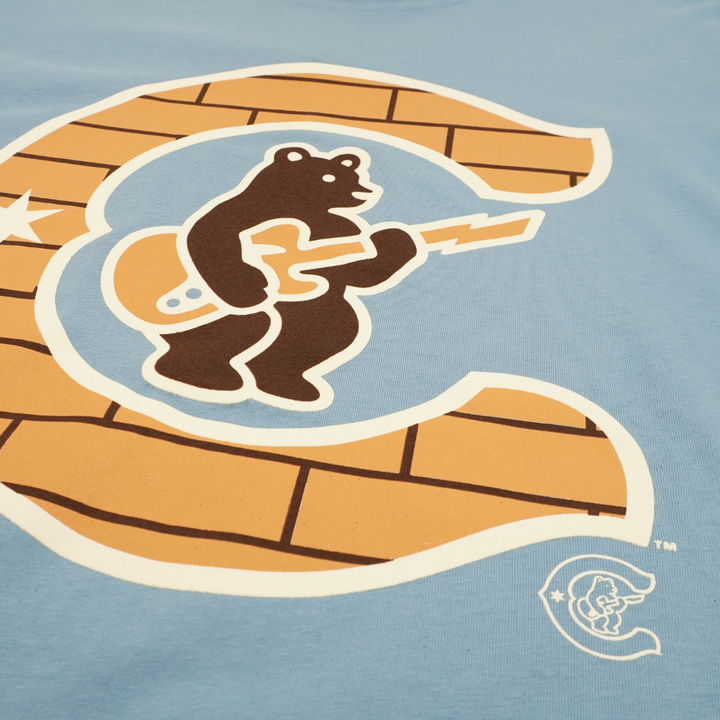 Chicago Cubs 2027 All-Star Game Alt 2 Bricks T-Shirt by New Era T-Shirt NEW ERA CAP COMPANY