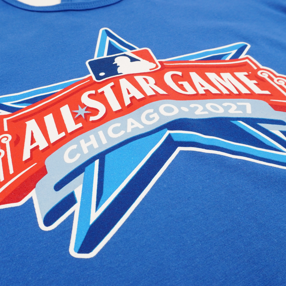 Chicago Cubs 2027 All-Star Game Logo Royal Women's Tank Top by New Era T-Shirt NEW ERA CAP COMPANY