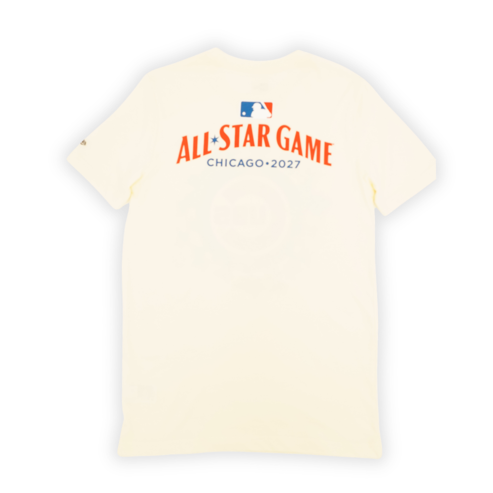 Chicago Cubs 2027 All-Star Game Ivy Logo Chrome T-Shirt by New Era T-Shirt NEW ERA CAP COMPANY