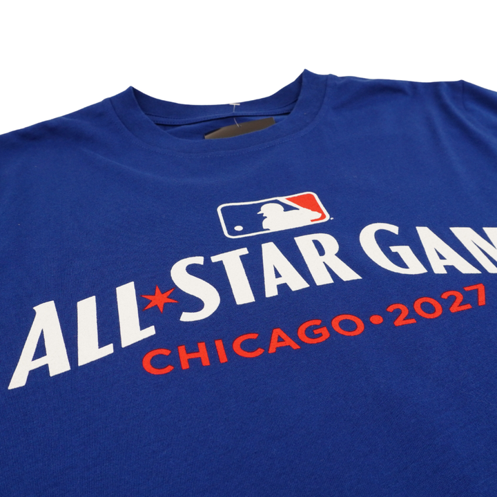 Chicago Cubs 2027 All-Star Game History Logos T-Shirt by New Era T-Shirt NEW ERA CAP COMPANY