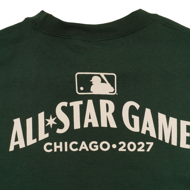 Chicago Cubs 2027 All-Star Game Green Clock Crew Sweatshirt by New Era Sweatshirts &amp; Hoodies NEW ERA CAP COMPANY