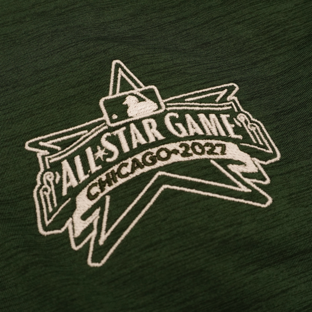 Chicago Cubs All-Star Game Wrigley Scroll Bright Pine Zip Jacket by Antigua Sweatshirts & Hoodies THE ANTIGUA GROUP