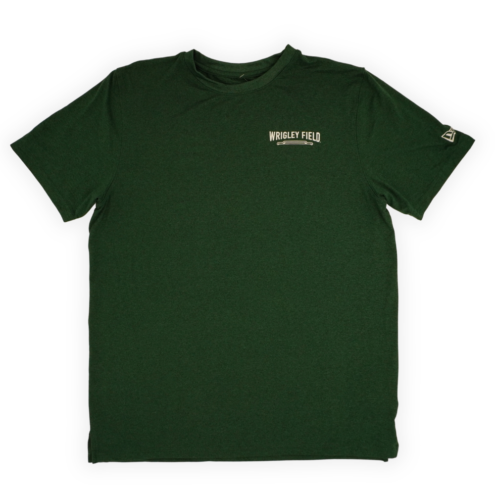 Chicago Cubs 2027 All-Star Game Wrigley Field Green T-Shirt by New Era T-Shirt NEW ERA CAP COMPANY