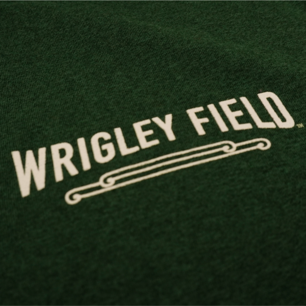 Chicago Cubs 2027 All-Star Game Wrigley Field Green T-Shirt by New Era T-Shirt NEW ERA CAP COMPANY