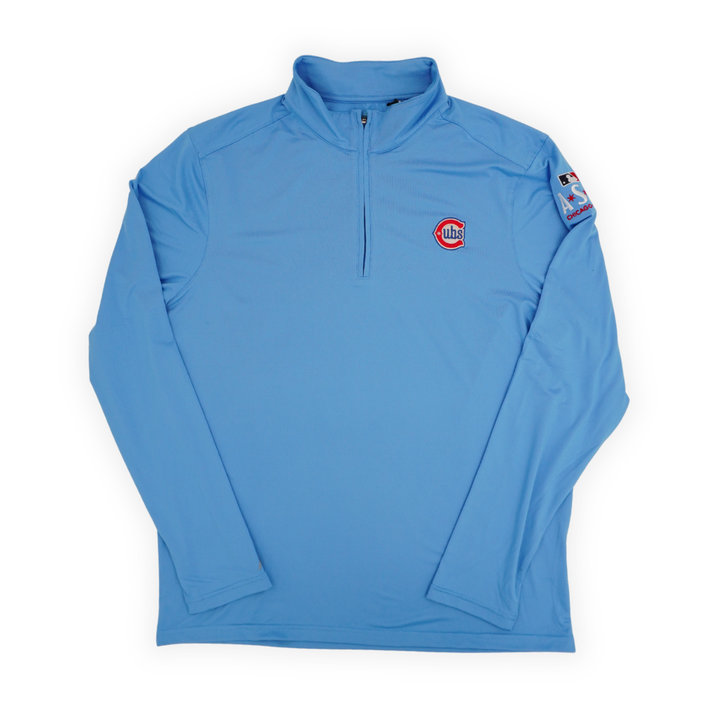 Chicago Cubs All-Star Game Horizontal Alternate Logo Light Blue Intent Zip Jacket by Antigua Sweatshirts &amp; Hoodies THE ANTIGUA GROUP