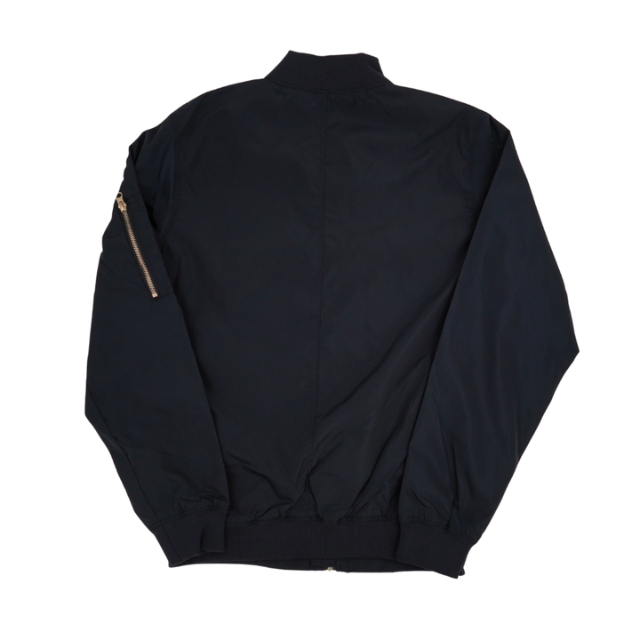 Chicago Cubs 2027 All-Star Game Nylon Bomber Navy Jacket by JH Design Group Jacket JH DESIGN GROUP
