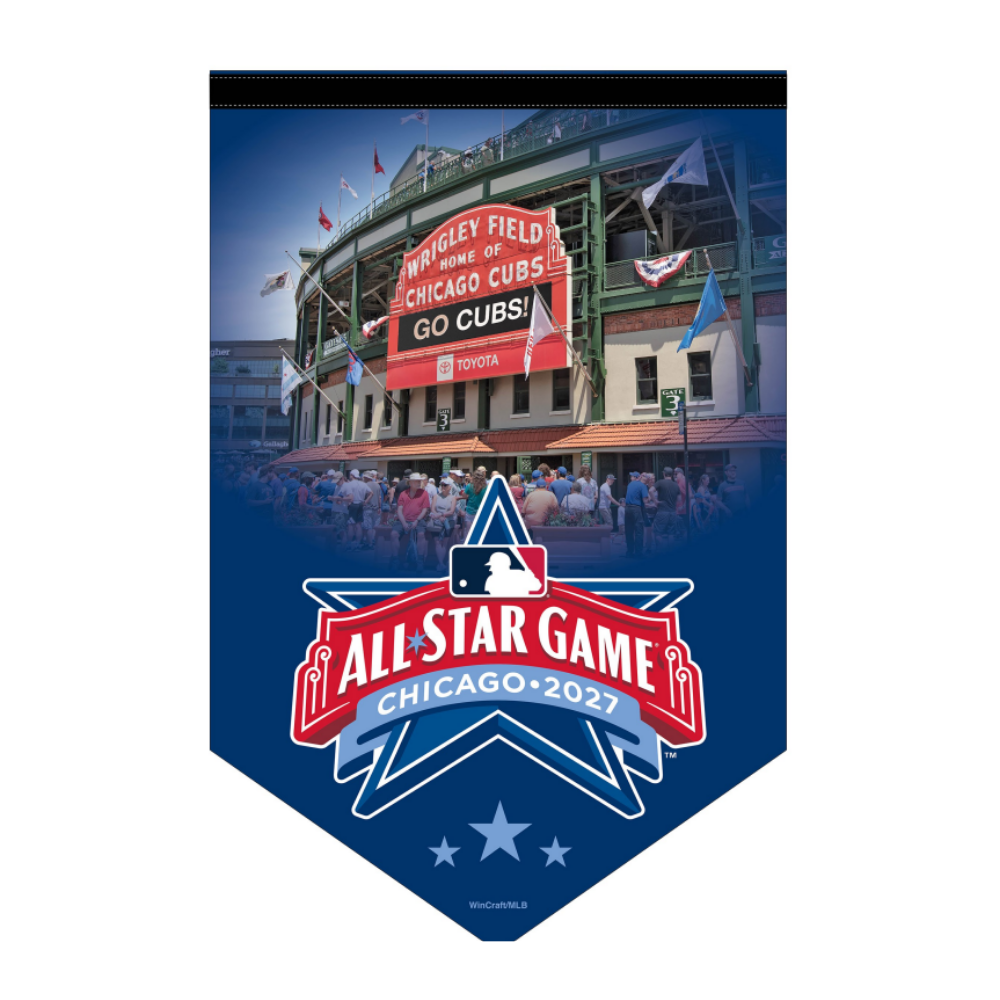 Chicago Cubs 2027 All-Star Game Wrigley Field Marquee Banner by WinCraft Banner WINCRAFT INCORPORATED