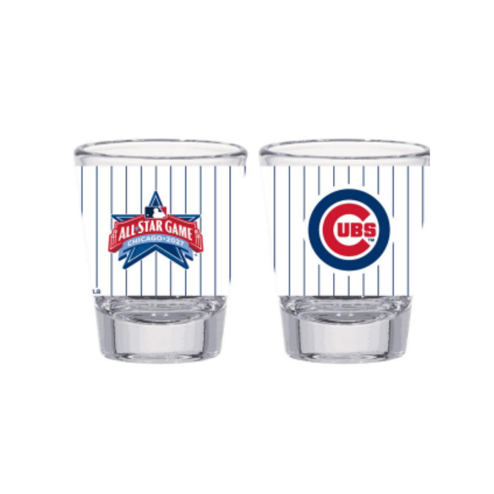 Chicago Cubs 2027 All-Star Game Pinstripes Shot Glass Drinkware WINCRAFT INCORPORATED