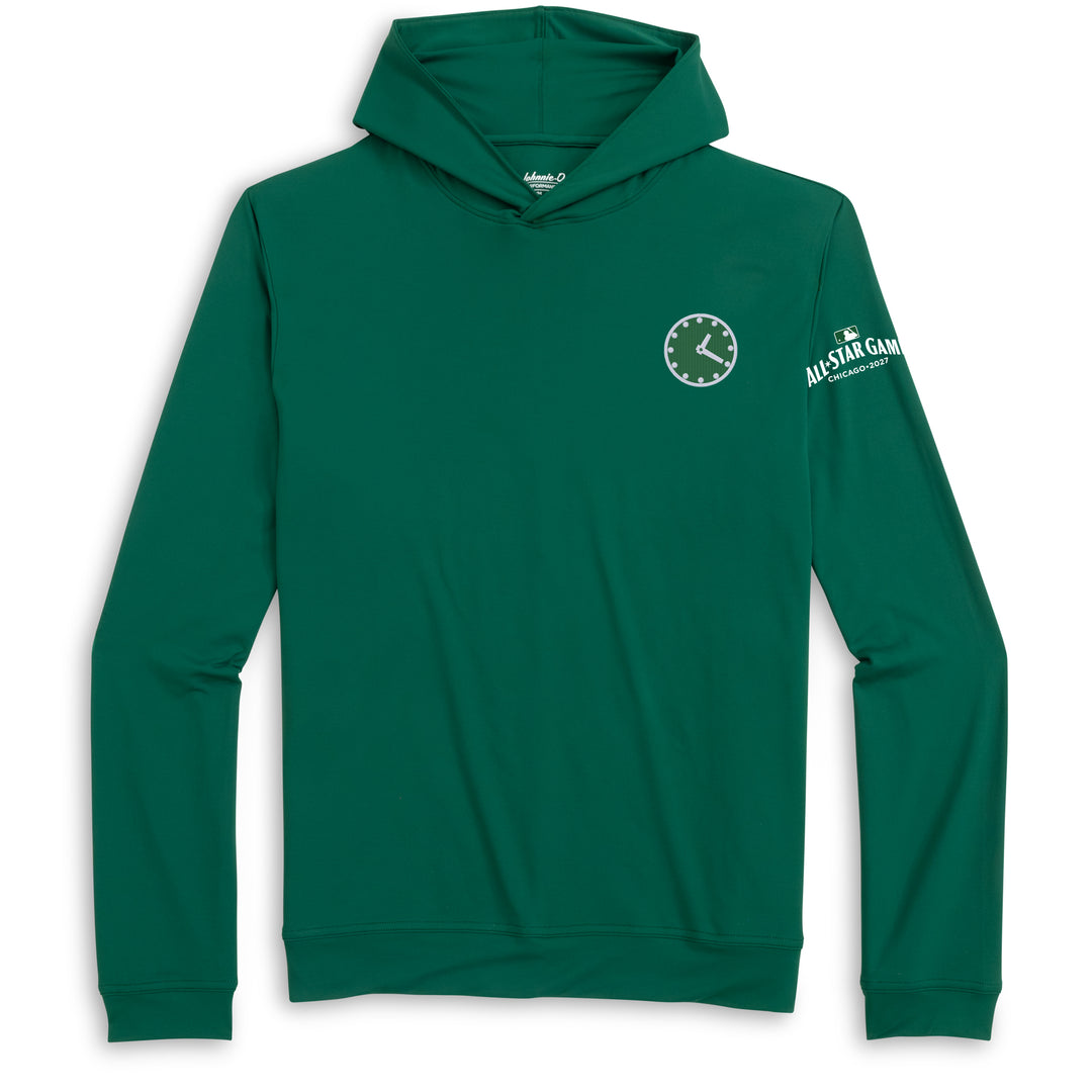 Chicago Cubs All-Star Game Clock Horizontal Motion Green Hoodie by Johnnie-O Sweatshirts & Hoodies JOHNNIE O