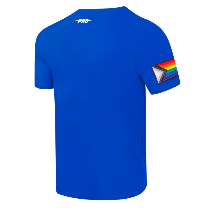 Chicago Cubs Rainbow Bullseye Pride Tee in Royal Blue by Pro Standard Short Sleeve Tees PRO STANDARD