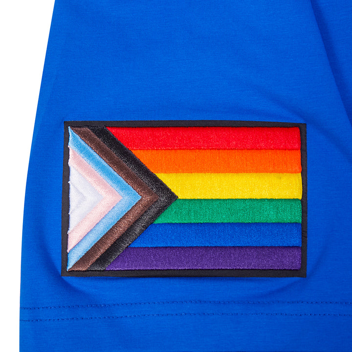 Chicago Cubs Rainbow Bullseye Pride Tee in Royal Blue by Pro Standard Short Sleeve Tees PRO STANDARD