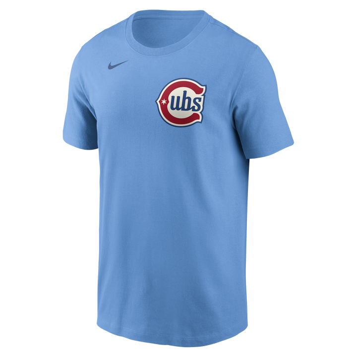 Chicago Cubs Alex Bregman Blues Alternate Name &amp; Number Fuse Tee by Nike Shirts Nike