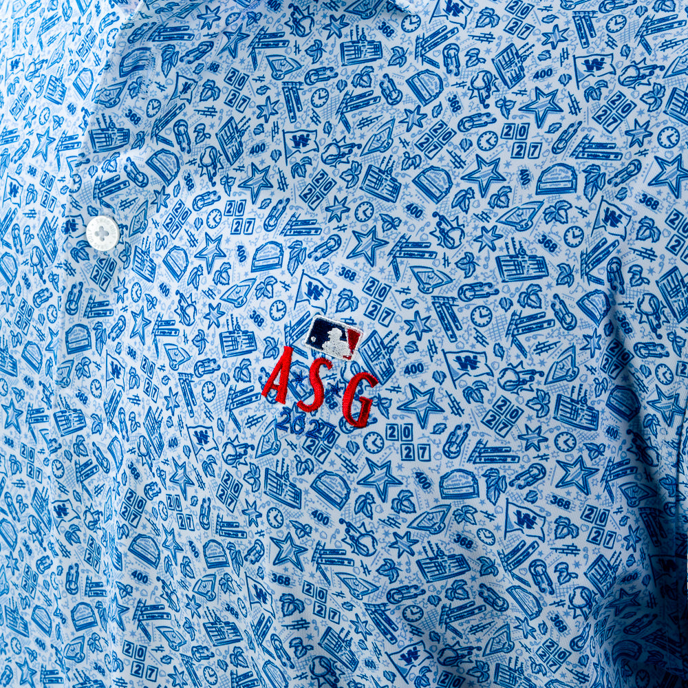 Chicago Cubs All-Star Game All-Over Print Polo by SWAG Polos SWAG