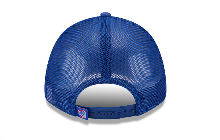 Chicago Cubs Painted Walking Bear White &amp; Royal Toddler 9Forty Trucker Cap by New Era Caps NEW ERA CAP COMPANY
