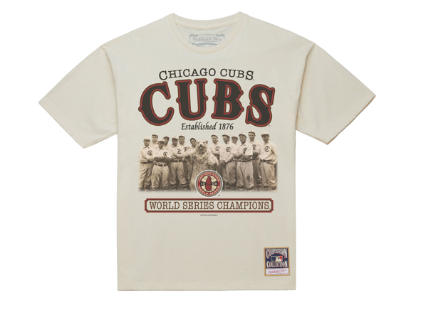 Chicago Cubs 1908 World Series Champions Classic T-Shirt by Mitchell &amp; Ness T-Shirt MITCHELL n NESS