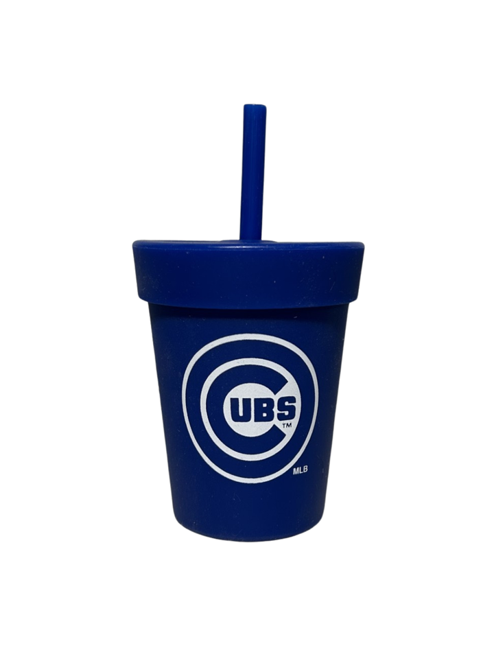 Chicago Cubs Logo Royal Silicone Tumbler 8oz by Wincraft Home &amp; Office WINCRAFT INCORPORATED