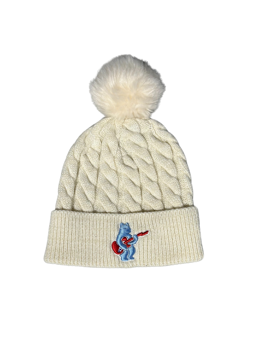 Chicago Cubs Rock Bear Ivory Knit by New Era Knits NEW ERA CAP COMPANY