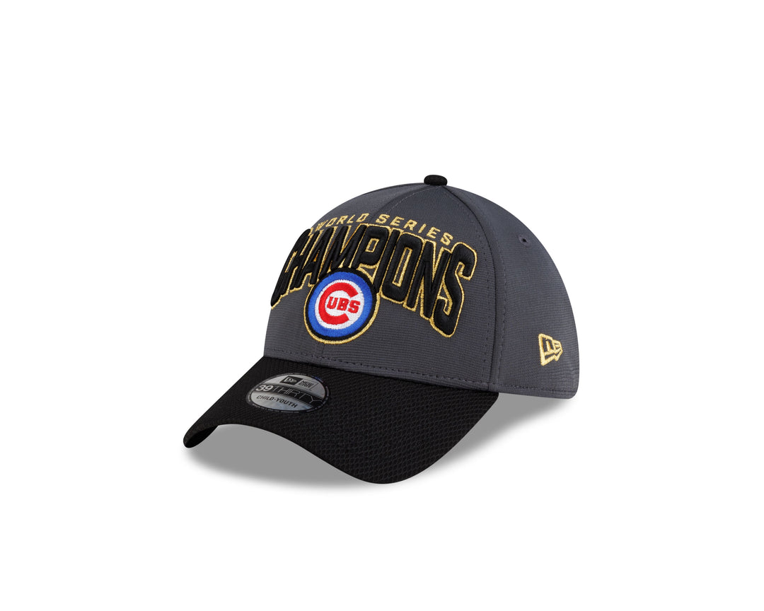 Chicago Cubs 2016 World Series Champions Youth Locker Room 3930 Fitted Cap by New Era NEW ERA CAP COMPANY
