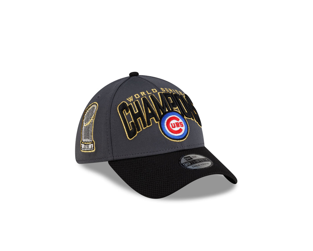 Chicago Cubs 2016 World Series Champions Youth Locker Room 3930 Fitted Cap by New Era NEW ERA CAP COMPANY