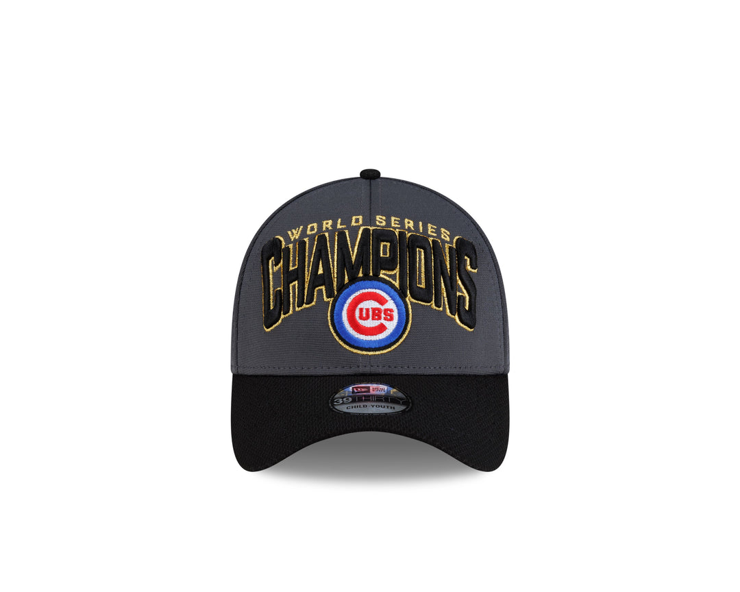 Chicago Cubs 2016 World Series Champions Youth Locker Room 3930 Fitted Cap by New Era NEW ERA CAP COMPANY