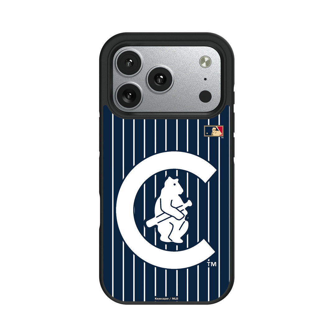 Chicago Cubs 1911-1912 - Cooperstown Collection Pinstripe Bump Phone Case Phone Cases Keyscaper