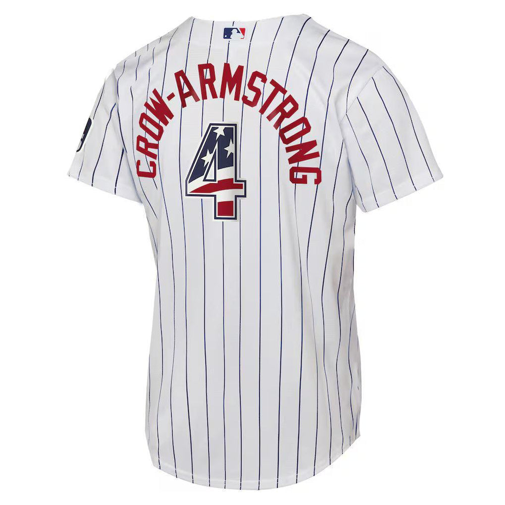 Chicago Cubs Pete Crow-Armstrong Home USA 250 Youth Jersey Jerseys Outerstuff